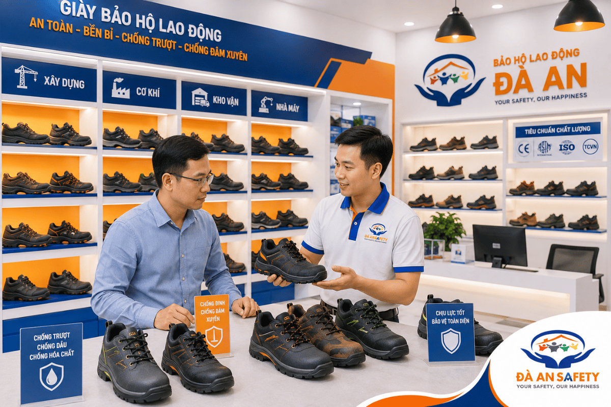 Giày Bảo Hộ Lao Động Tại Đà Nẵng