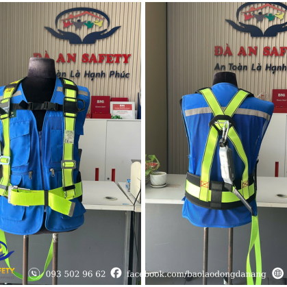 Dây an toàn bán thân 1 móc Kukje có giảm xóc