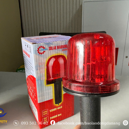 Đèn Cảnh Báo Công Trình Cầm Tay SW-1601 Dùng Pin Xoay Nhấp Nháy 360 Độ