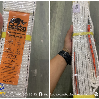 Cáp vải cẩu hàng 3 Tấn – 7.5cm