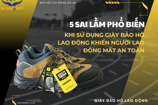 5 Hiểu lầm phổ biến về giày bảo hộ lao động