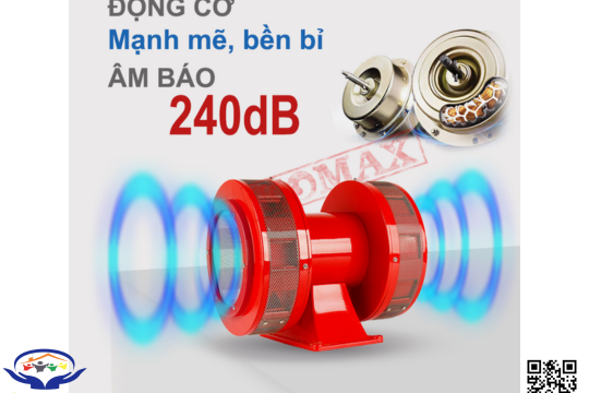 Còi Báo Động Công Nghiệp MS-790: Công Suất 900W – Âm Thanh Vang Xa Hàng Km