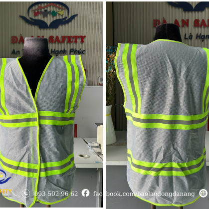 Áo lưới phản quang vải 3M
