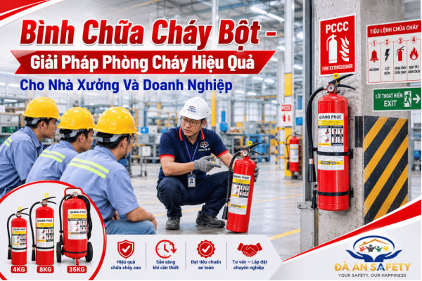 Bình Chữa Cháy Bột Tại Đà Nẵng: Cách Lựa Chọn Phù Hợp Cho Nhà Xưởng Và Doanh Nghiệp