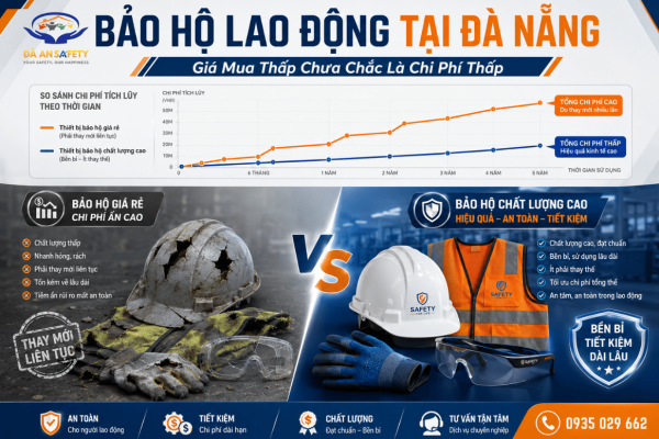 Bảo Hộ Lao Động Tại Đà Nẵng: Vì Sao Nhiều Doanh Nghiệp Chỉ Quan Tâm Giá Mua Mà Chưa Tính Đến Chi Phí Thay Thế Hàng Năm?