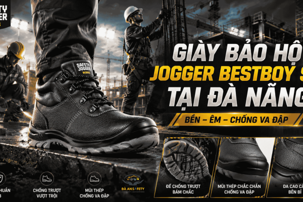Giày Bảo Hộ Jogger Bestboy S3 Tại Đà Nẵng: Vì Sao Dòng Giày “Bền – Êm – Chống Va Đập” Được Nhiều Công Trình Tin Dùng?