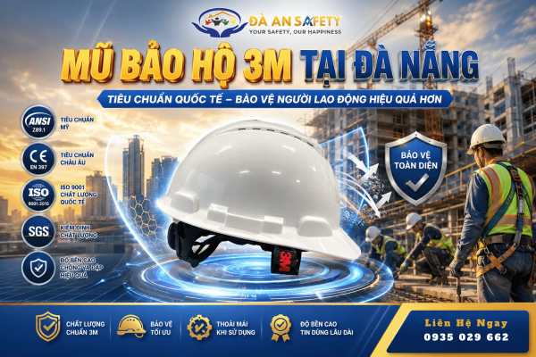 Mũ Bảo Hộ 3M Tại Đà Nẵng: Những Tiêu Chuẩn An Toàn Quốc Tế Giúp Bảo Vệ Người Lao Động Hiệu Quả Hơn