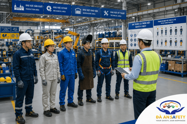 Mua PPE Cho Nhà Máy Tại Đà Nẵng: Danh Sách Thiết Bị Cần Trang Bị Theo Từng Vị Trí