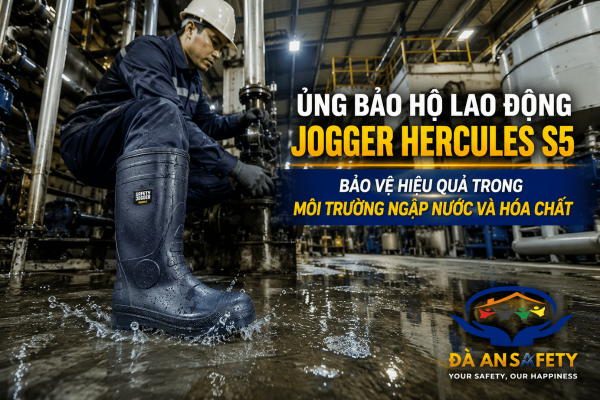 Ủng Bảo Hộ Lao Động Jogger Hercules S5 Tại Đà Nẵng: Bảo Vệ Hiệu Quả Trong Môi Trường Ngập Nước Và Hóa Chất